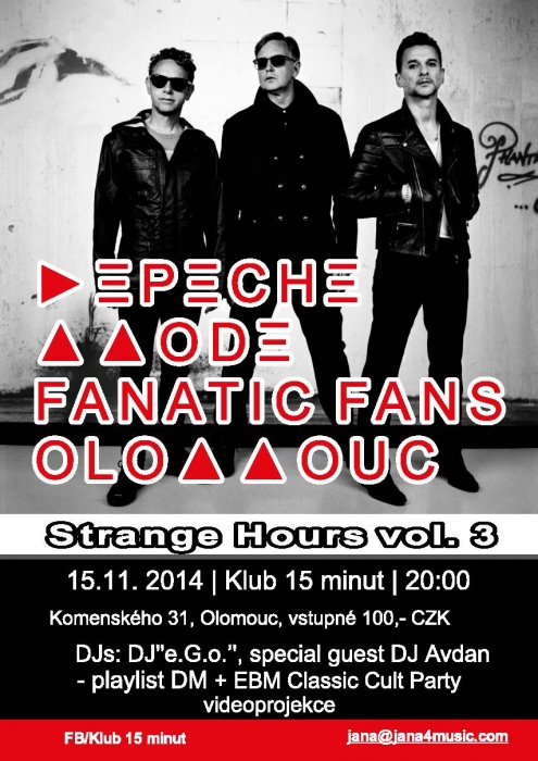 Plakát: Depeche Mode Strange Hours vol. 3 Olomouc